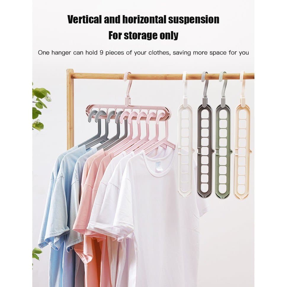 [Multi-Function Design] Affordable Clothes Hanger for Budgetconscious Shoppers/Rotating/Anti-Slip/Clothes Drying Rack