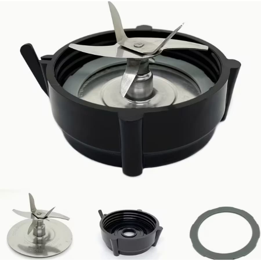 Kit Peças Oster – Lâmina Inox + Base ABS + 2 Borrachas de Vedação – Reparo Liquidificador