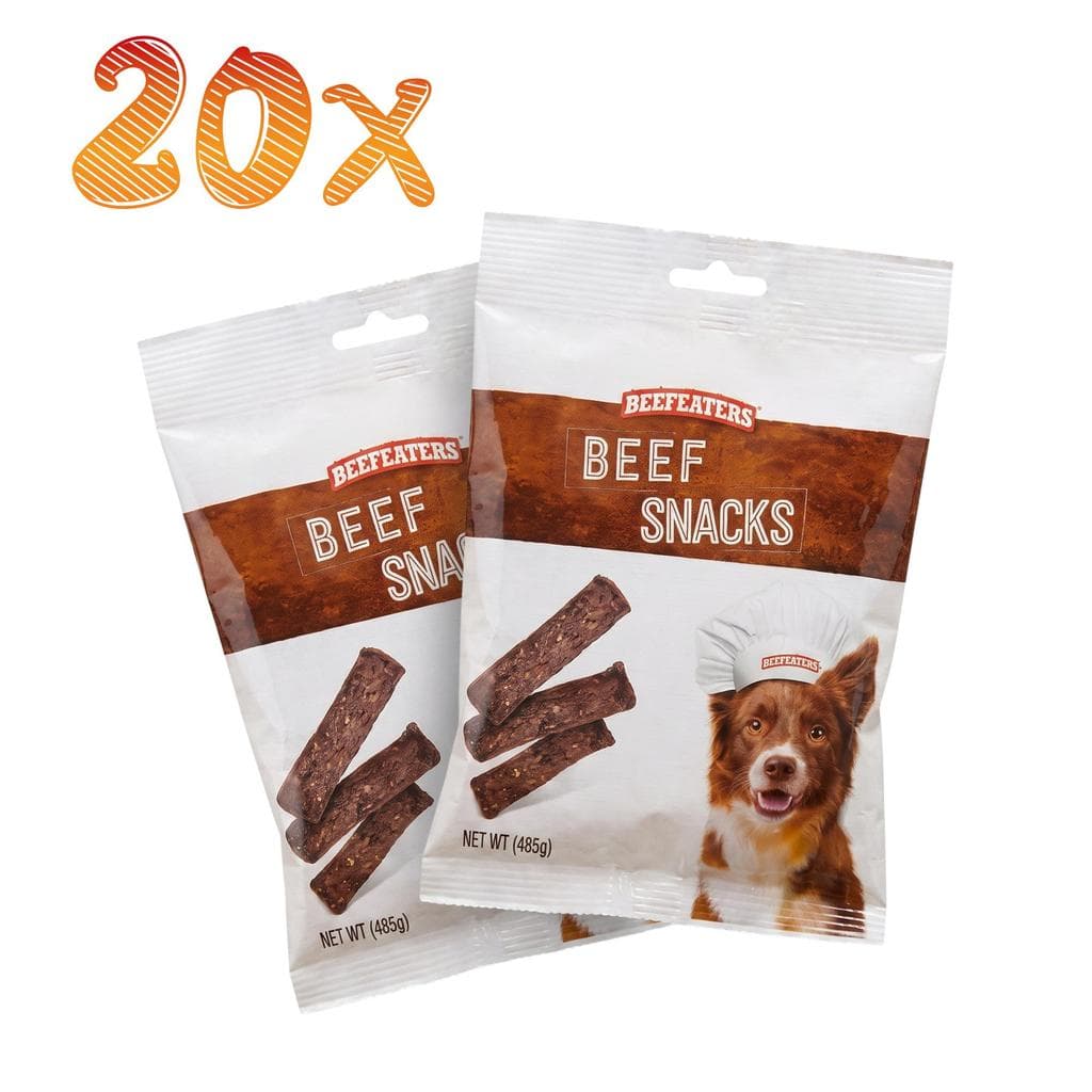 Beef Snacks para Cachorros Petisco de Carne Natural e Saboroso 45g pacote de 20