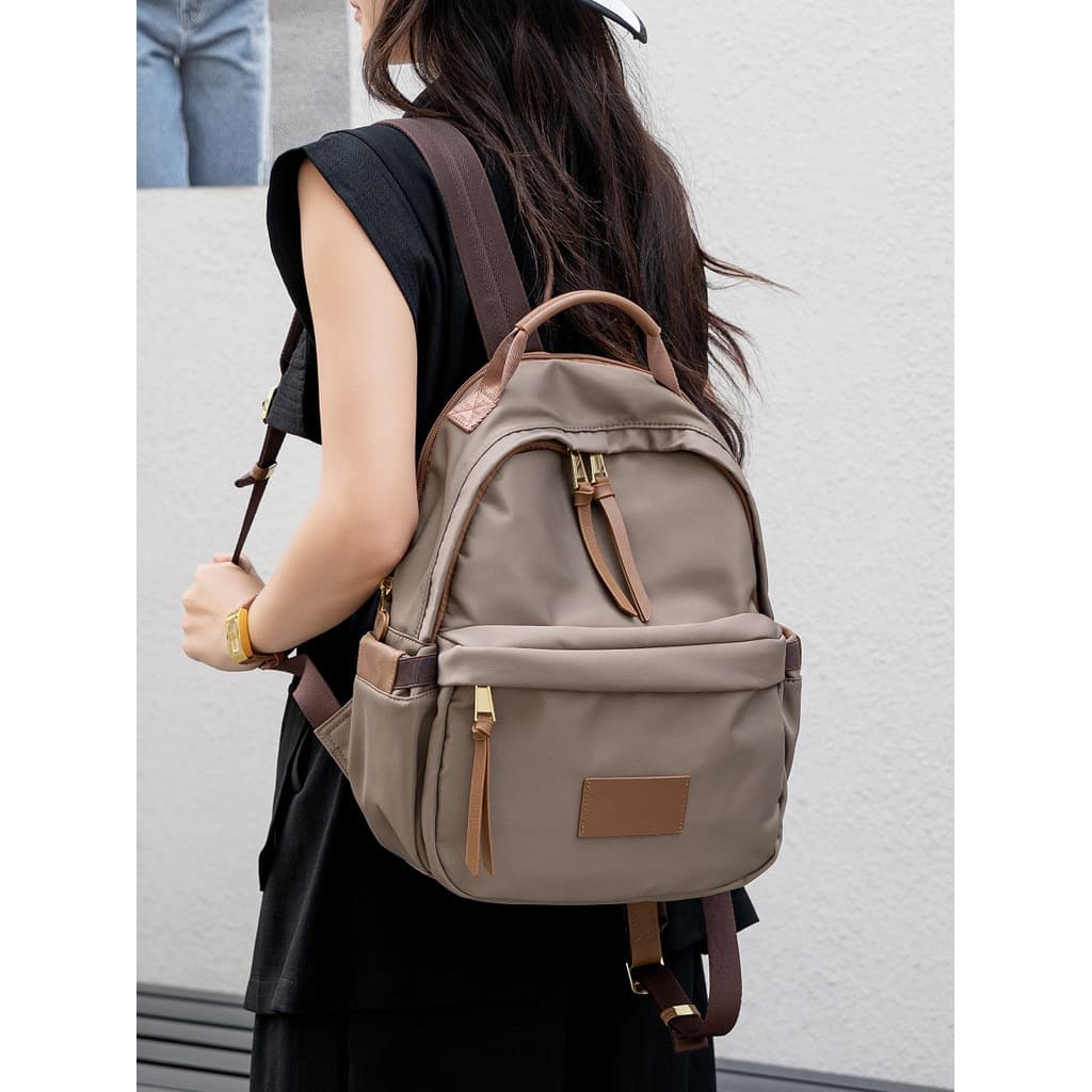 À prova dwaterproof água náilon Oxford pano saco de escola feminina mochila grande capacidade Commuter saco senhoras Hig