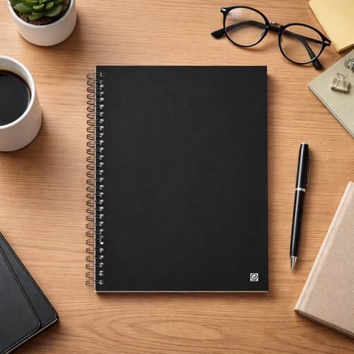 Caderno Preto 70 Folhas 1 Materia Capa Anotacoes Estudo Escrever Escolar Faculdade Papelaria