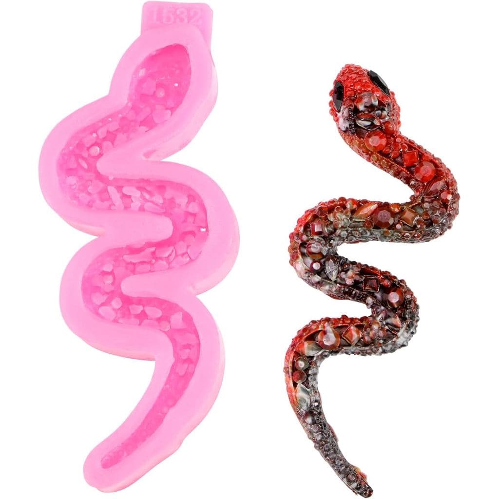 Molde de Silicone em Forma de Cobra com Asas de Anjo, Moldes de Cobra, Molde de Resina, de Sabão, para Fund