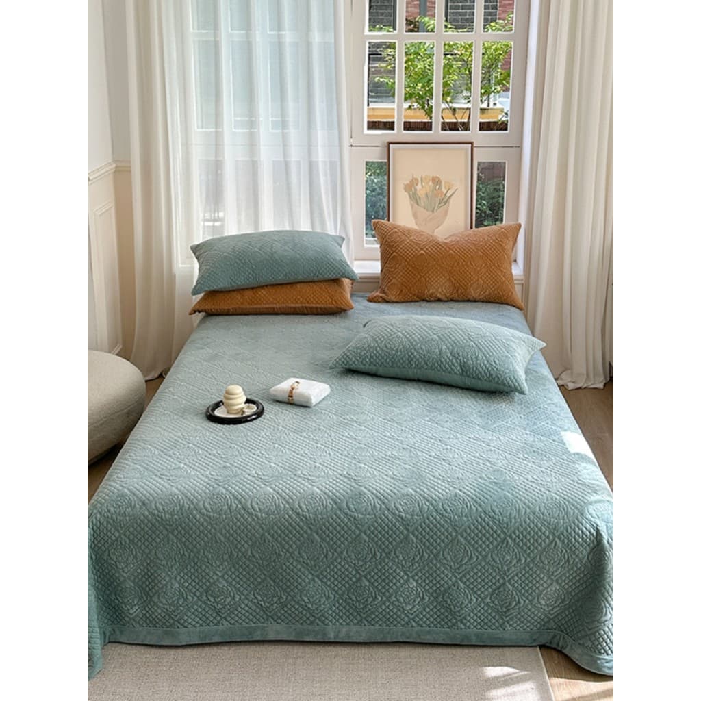 Capa de cama frente bebê veludo reverso Lyocell Tencel quatro estações Universal capa de cama conjunto de três peças cap