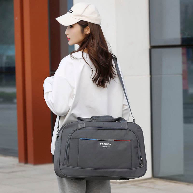 Bolsa de viagem portátil de grande capacidade, bolsa de viagem de curta distância, de bagagem de lazer, bolsa de o