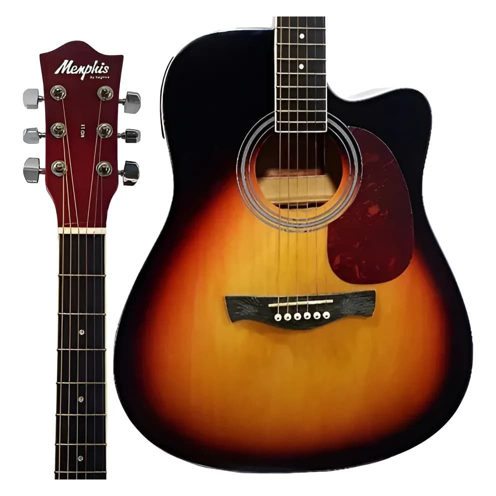 Violão EletroAcústico Tagima Memphis MD-18 DSB Drop Sunburst