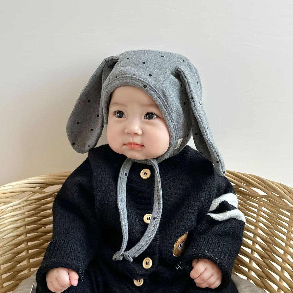 Chapéu do bebê 2026 outono inverno novo estilo Super bonito bonito bonito coelho orelha chapéu bebê recém-nascido proteç