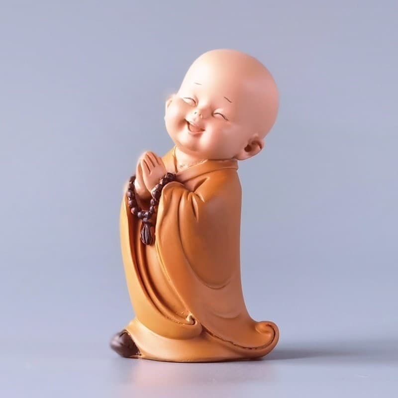 Zisha chá Pet Maitreya buda Chen Hongjun todos os ornamentos de buda feitos à mão rindo buda Arhat pequeno monge chá jog