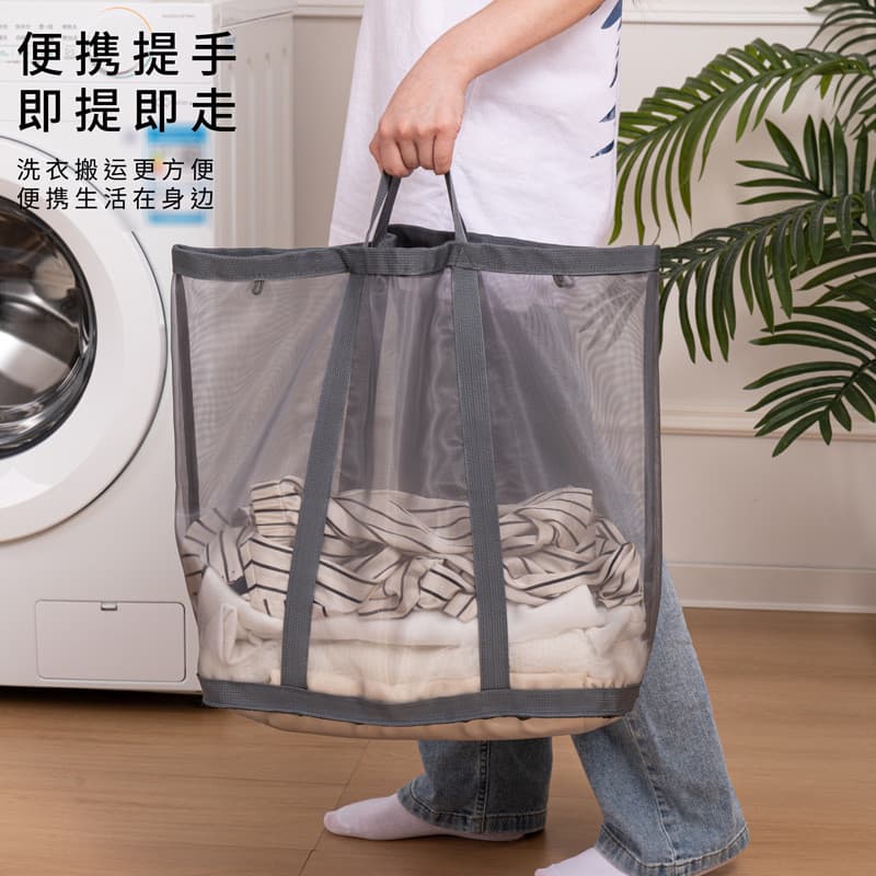 Cesto dobrável para roupas sujas, cesto de armazenamento para banheiro montado na parede, saco para roupas sujas, cesto