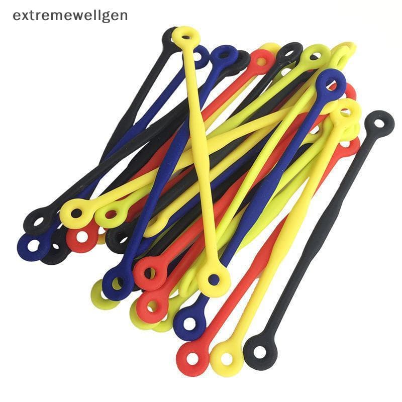 [extremewellgen] 10 Peças Amortecedores De Vibração De Raquete De Tênis De Formato Longo Acessórios Para Ewg