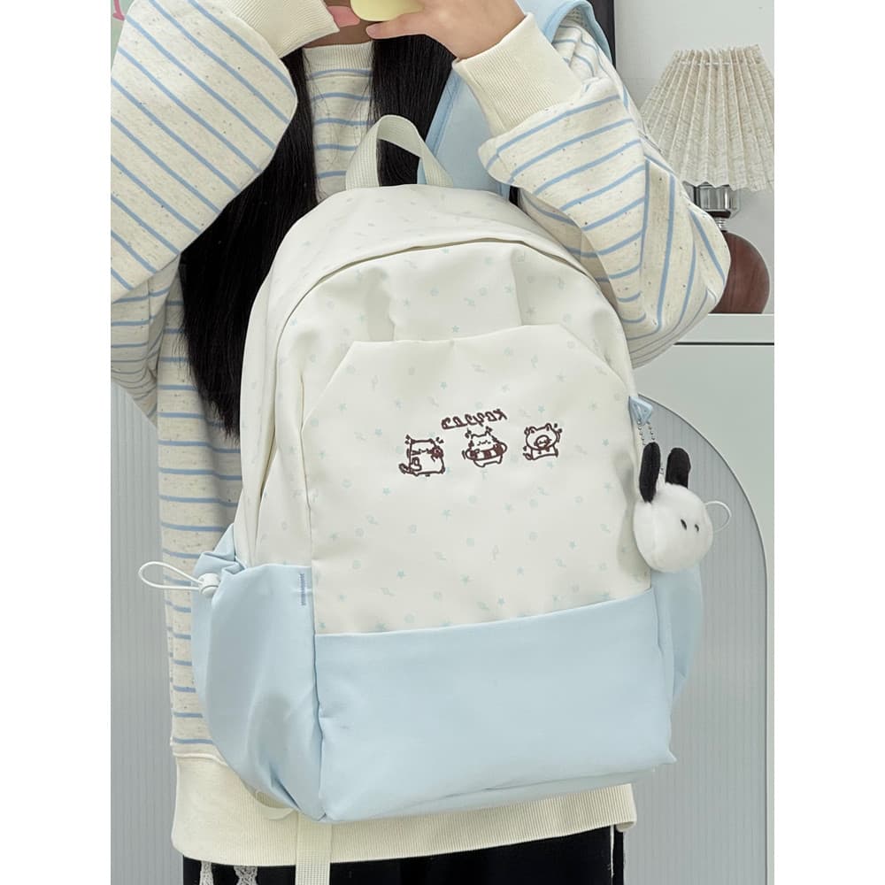 Nicho estilo japonês pequeno estilo fresco mochila feminina de grande capacidade estudantes do ensino médio classe de es