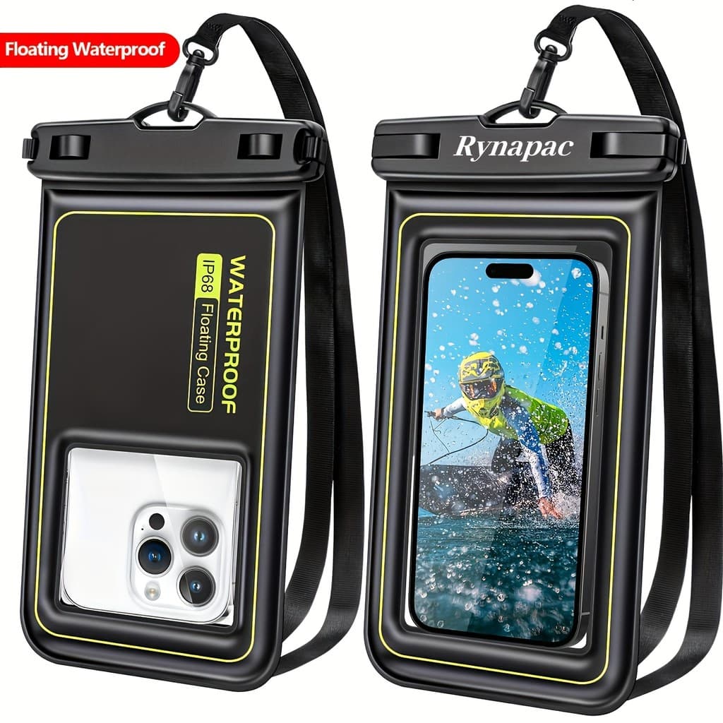 Bolsa De Telefone Flutuante Rynapac IPX8 Com Cordão , Capa Universal , Adequada Para iPhone 15 Pro Max/14/13/12/1