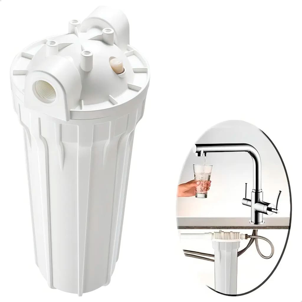 Filtro de Agua Loren Acqua POU 9 3/4 Branco Lorenzetti 7411305 Purificador Ponto de Uso Original