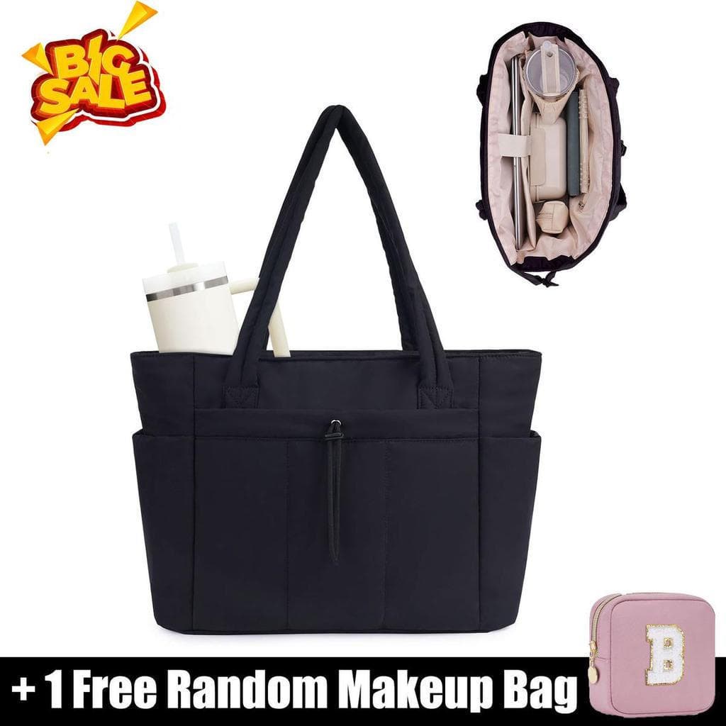 Bolsa Organizadora de Armazenamento/Toner da Série "Roaming Nature", para mulheres - Bolsa de ombro acolchoada para lapt
