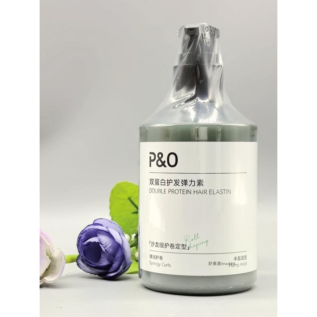 P & O Diprotein Hair Care Elastin Light Zero Feeling Strong Styling Gel Cuidados com os cabelos Curling Hair Spray 260ml