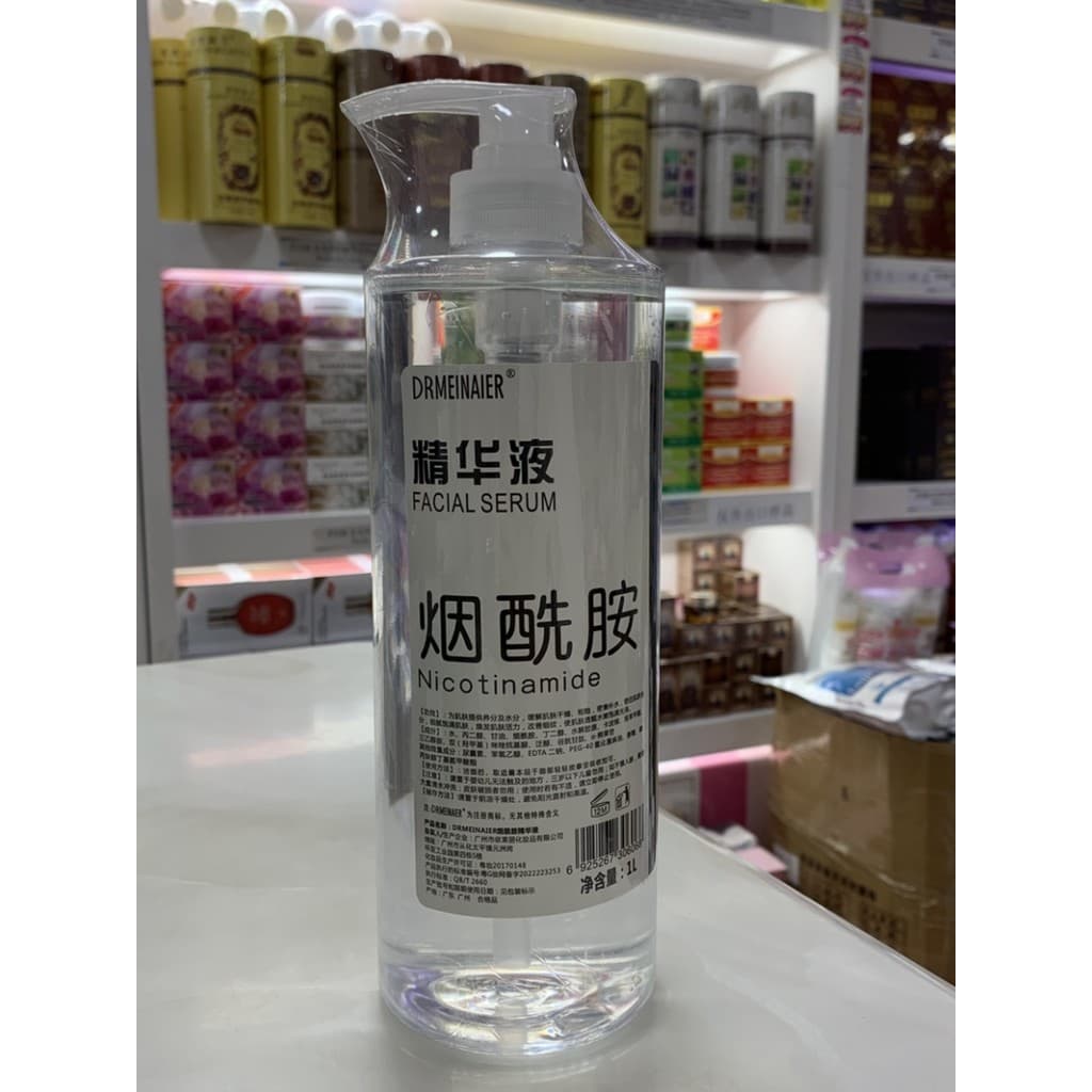Niacinamida Original essência líquida ácido hialurônico Toner hidratante hidratante 1.000ml garrafa grande salão de bele