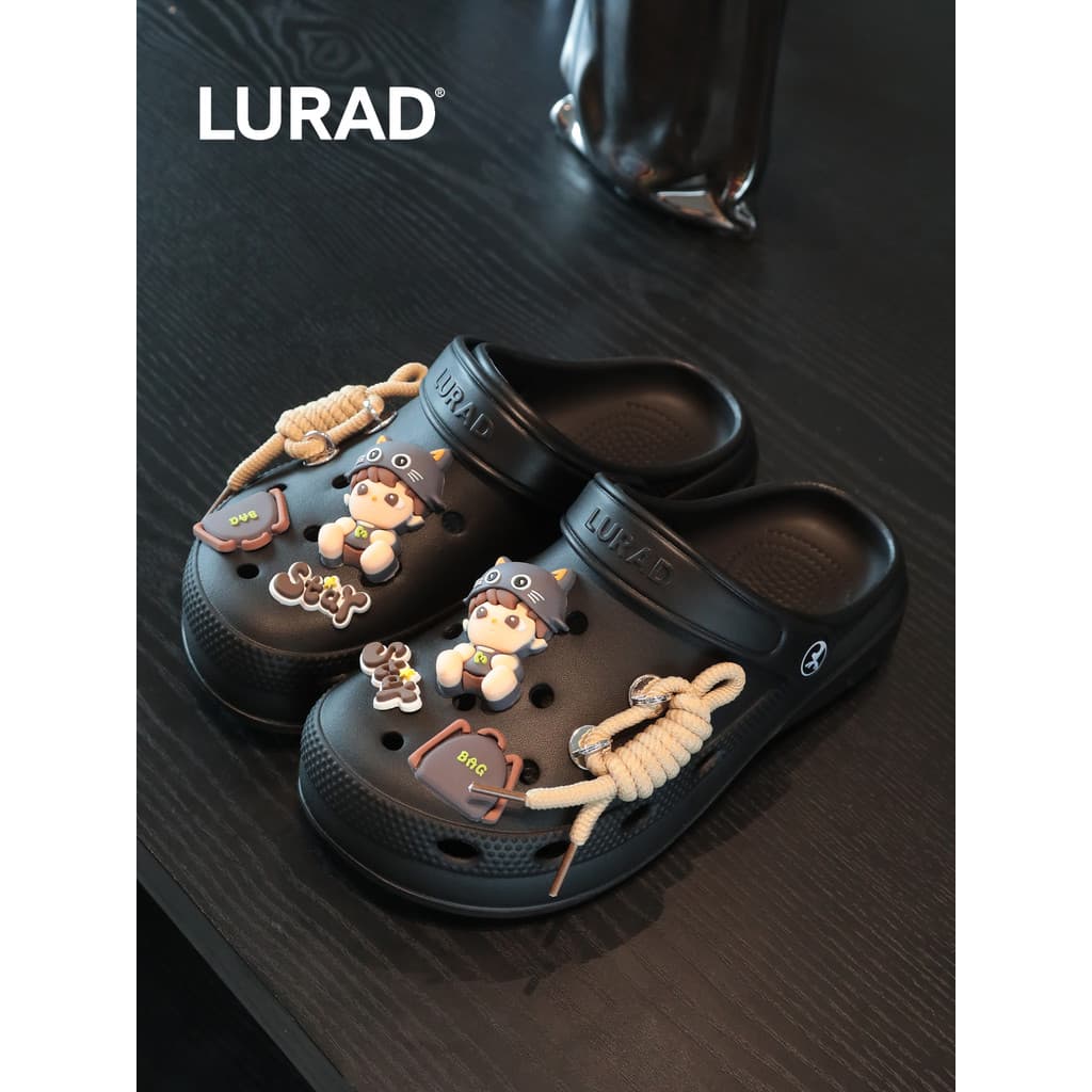 Buraco sapatos femininos diy bonito moda na moda legal gato sapatos flor casa antiderrapante respirável resistente ao de