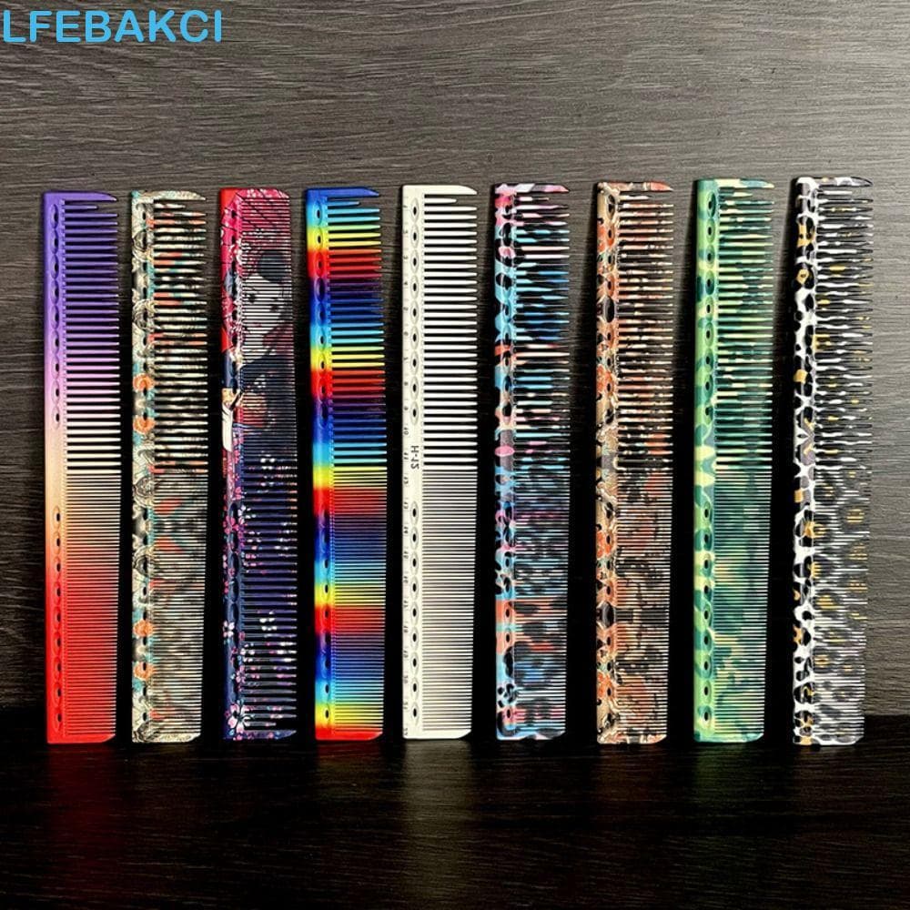 Pentes De Cabeleireiro  , Pente De Corte De Cabelo Profissional Colorido Fino Durável E Duro
