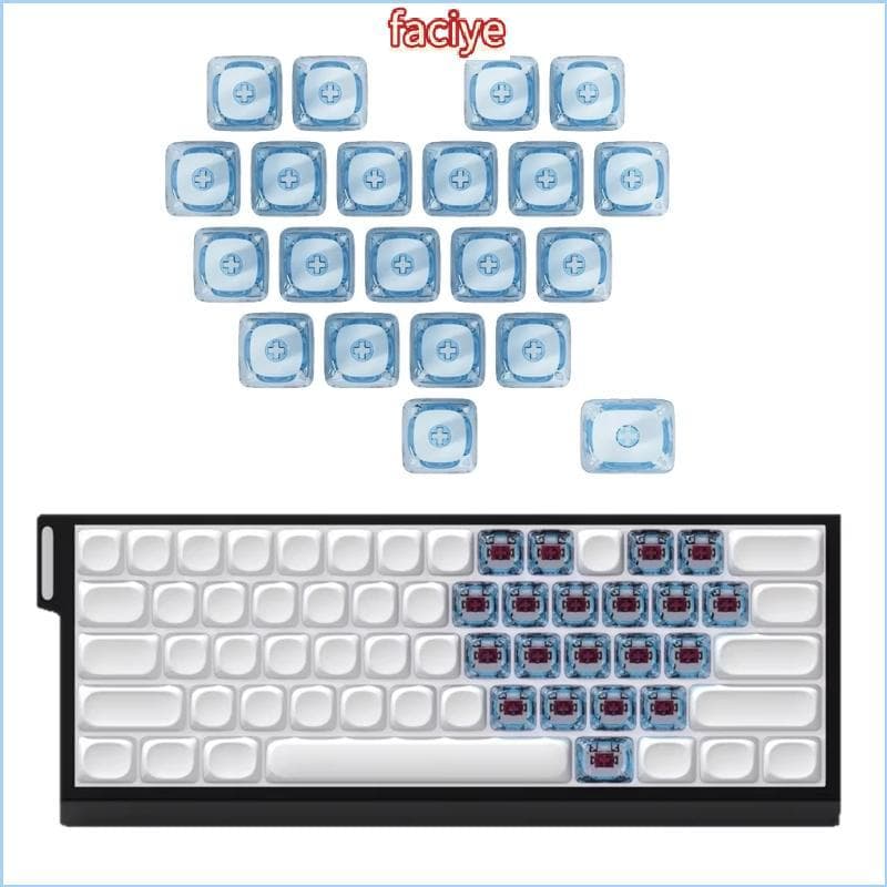 FCY 21 Teclas PC Heart Keycap MOA Profile 1U 1 25U Gravura Capa Chave Branco Botão Para Teclados