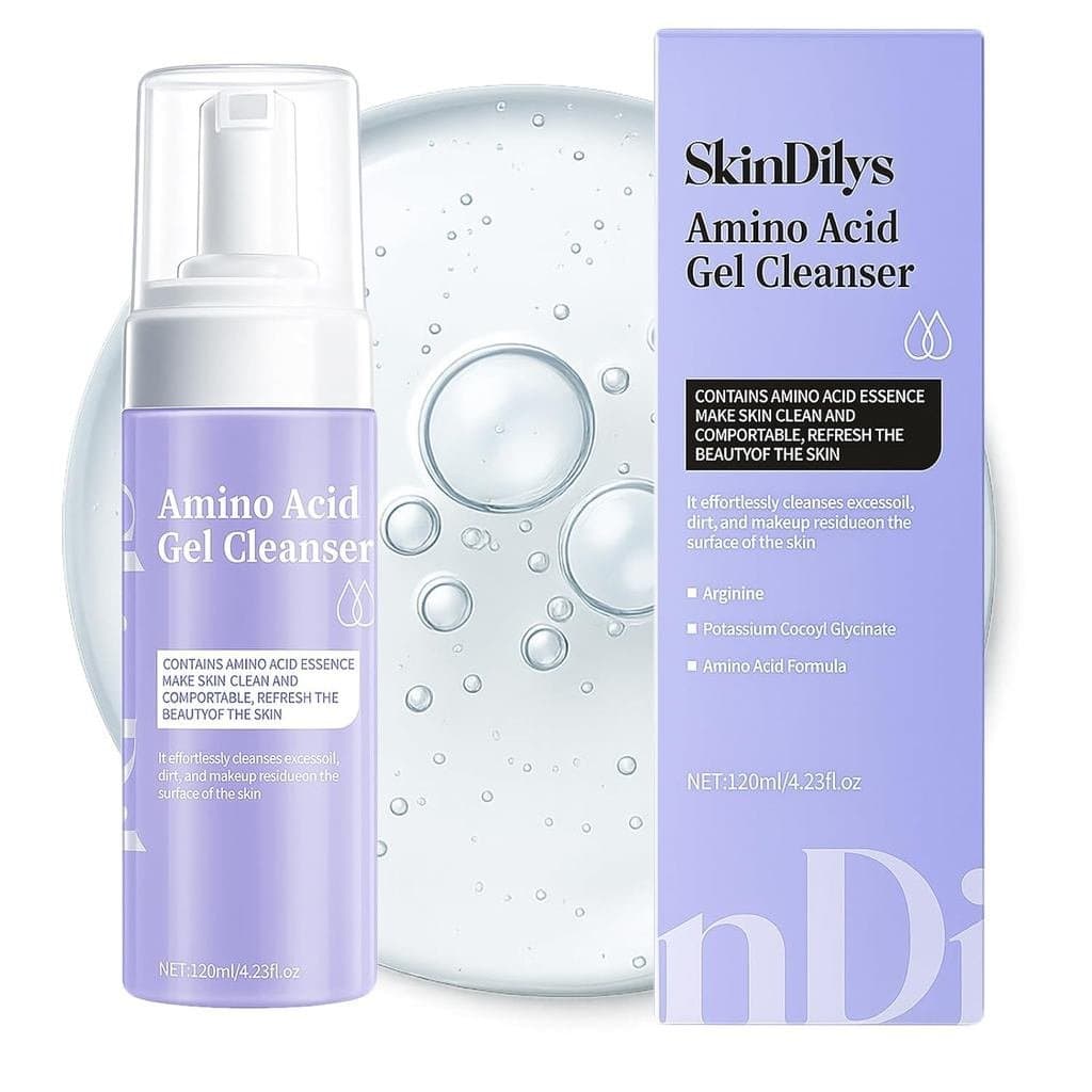SkinDilys Gel de Limpeza com Aminoácidos da Marca Australiana 120ml / Fator de Hidratação Dupla, Equilibra Água e Óleo,