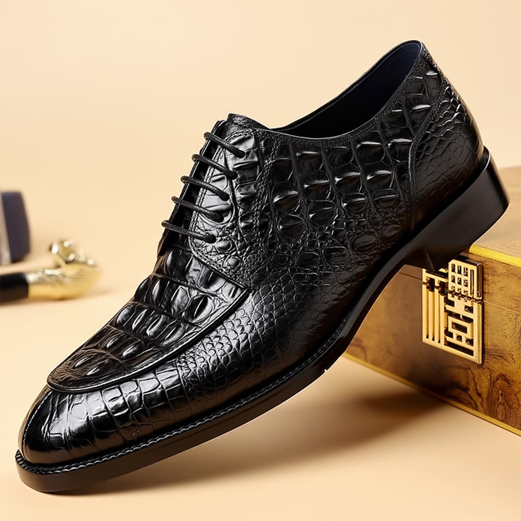 Sapatos de couro Formal de couro genuíno masculino negócios All-Match resistente ao desgaste sapatos masculinos 2026 nov