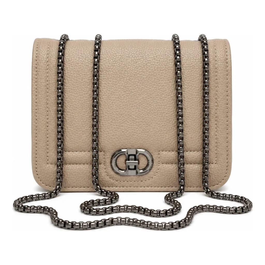 Bolsa Feminina Transversal Ombro Corrente Pequena Elegante