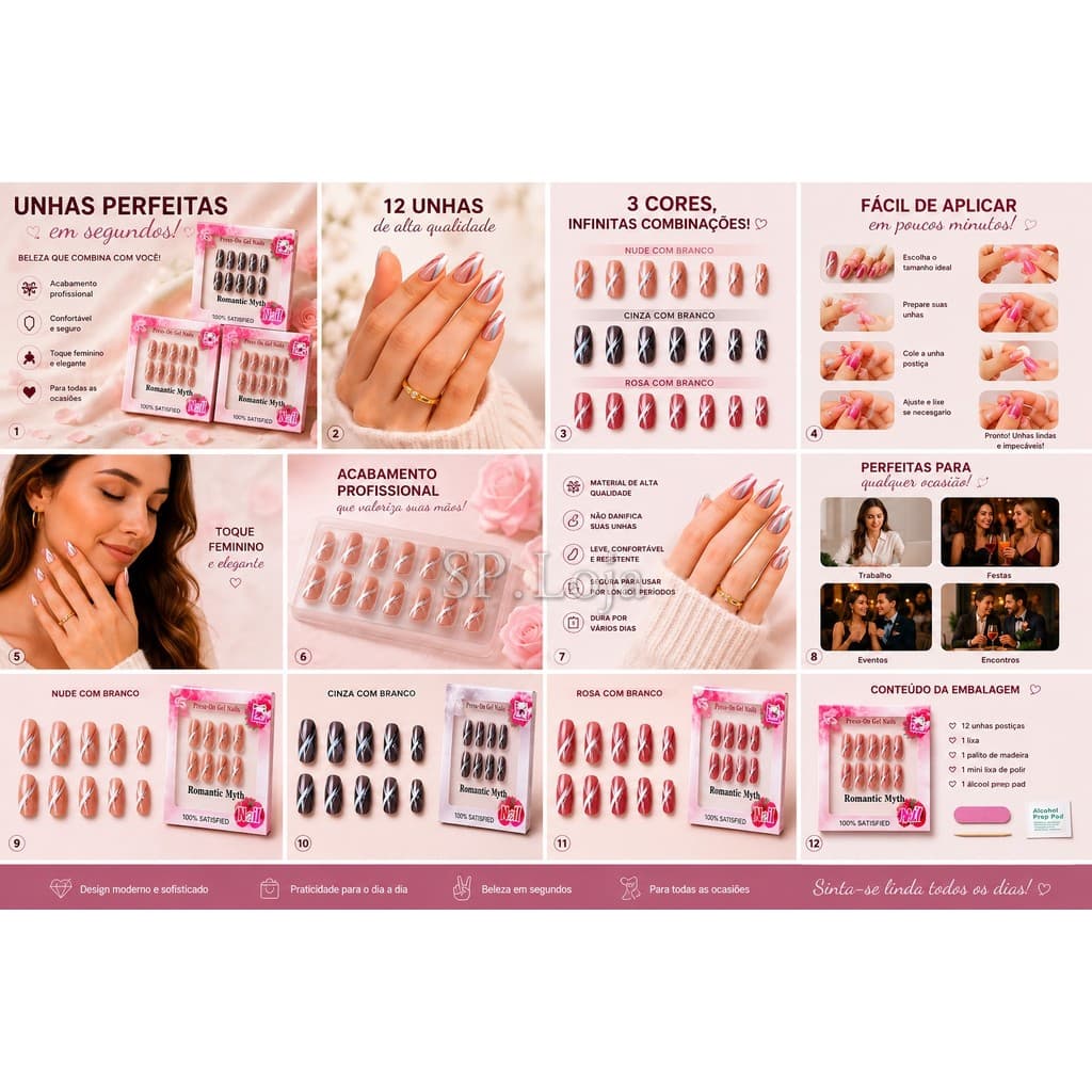 Conjunto de Unhas Olho de Gato 2