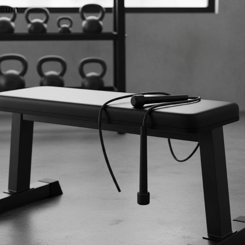 [sum] Corda De Pular Profissional Com Fio De Aço Ajustável Equipamento De Fitness Para Homens E Mulheres Treinamento De