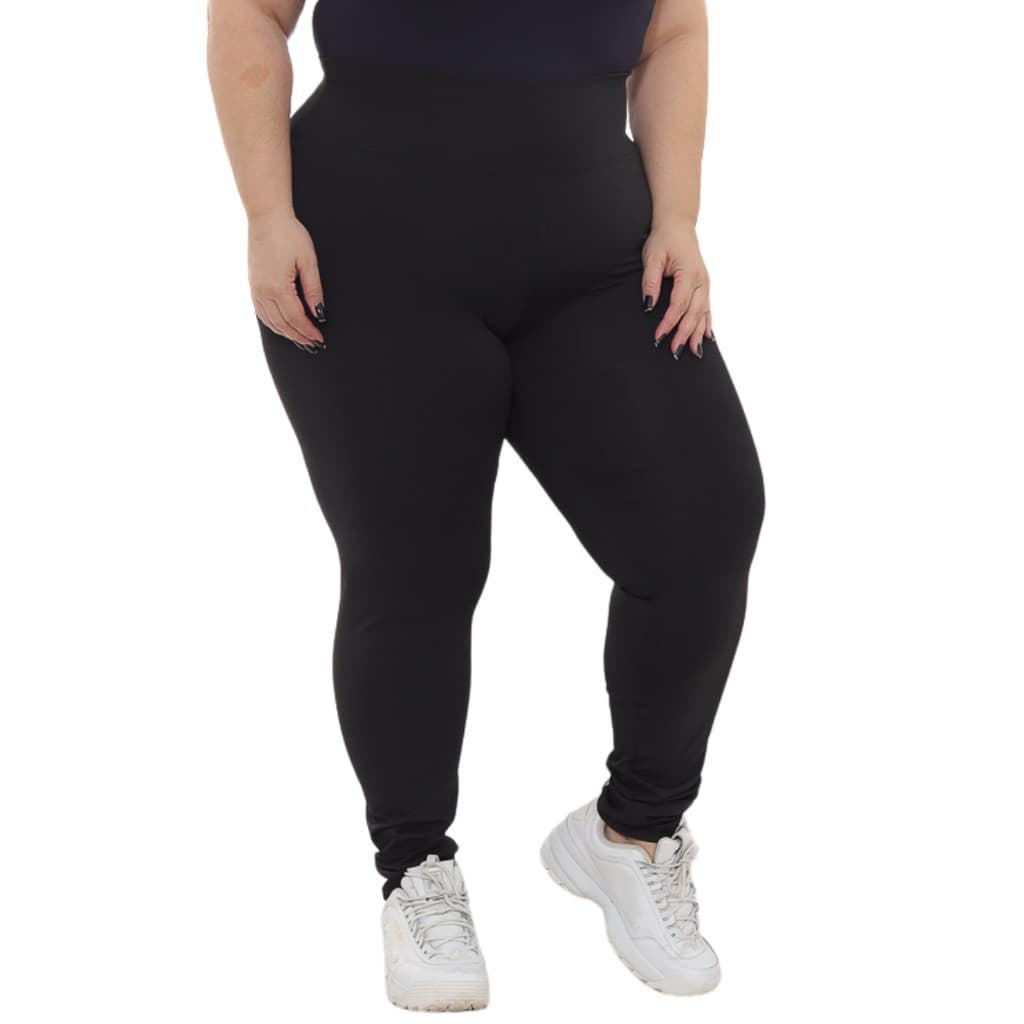 Calça Legging Suplex Plus Size G1 G2 G3 Cós Alto Roupas Femininas