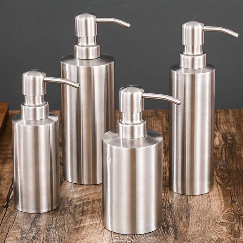 Aether Dispensador De Lavagem De Mão De Aço Inoxidável Portátil Anti-Ferrugem Substituição Recarregável Lavável Reutiliz