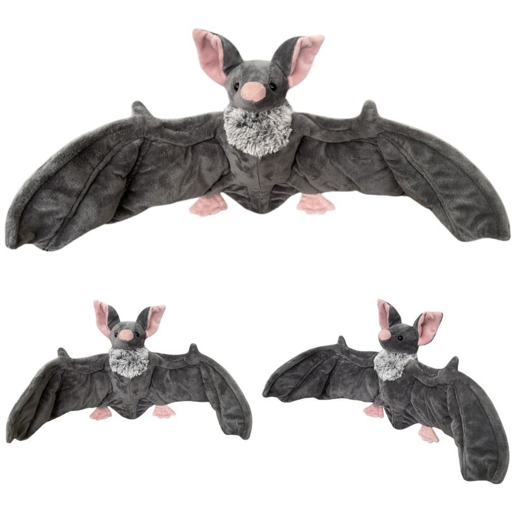 Brinquedos de Pelúcia de Morcego, Bonecos de Morcego Assustadores e Realistas, Macios para Abraçar no Halloween, P CALB