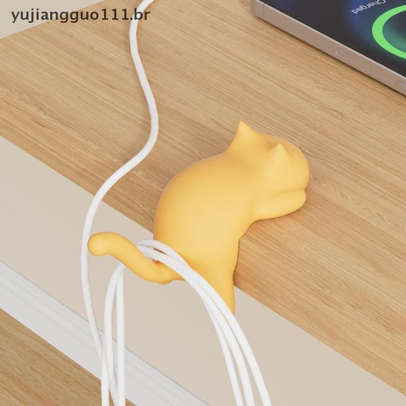 # Novo Bonito Portátil Gato Saco Gancho De Mesa Bolsa Mochila De Viagem Organizador Titular Decoração Do Escritório Em C