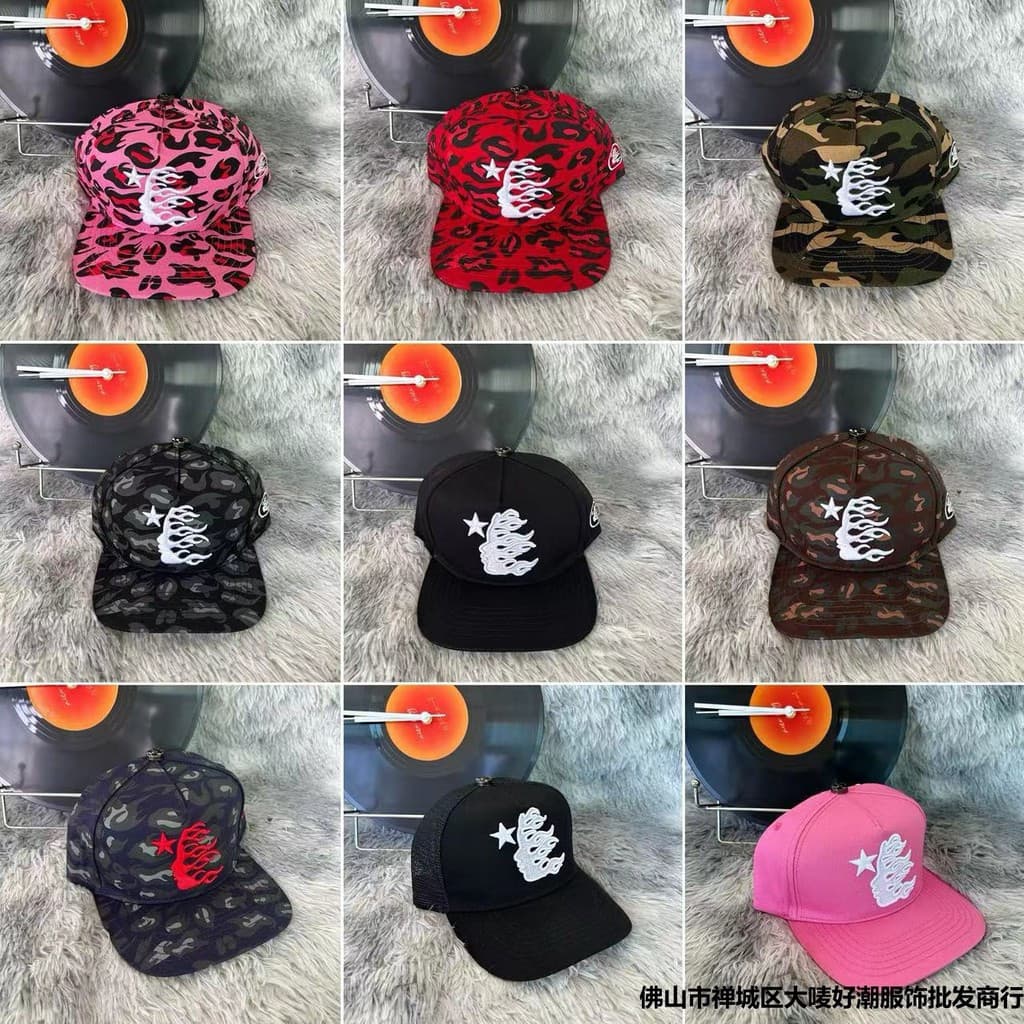 Boné de Beisebol Unissex Versátil Estilo Casual Urbano Hallstar PQV9