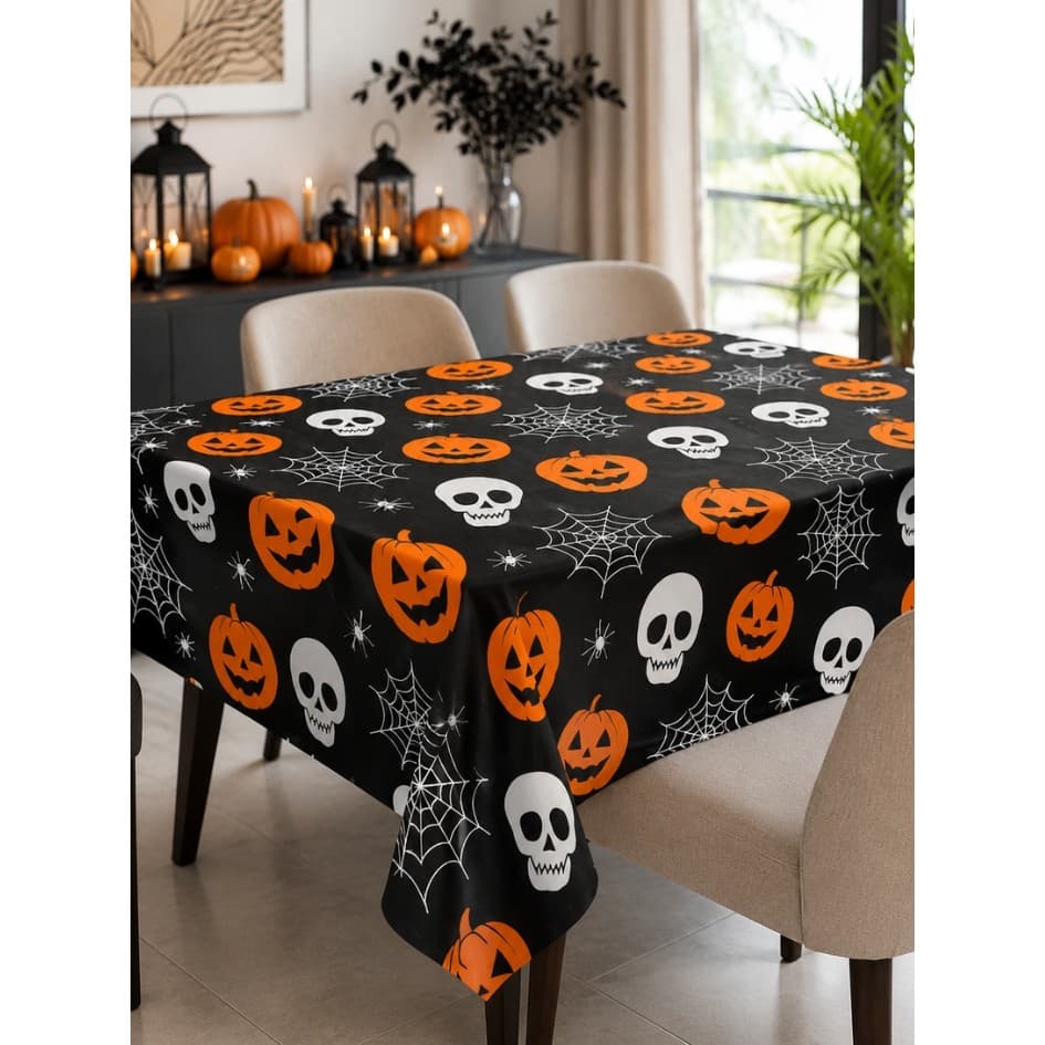 Toalha Mesa Halloween Decora Estampas Abóbora Festa Temática