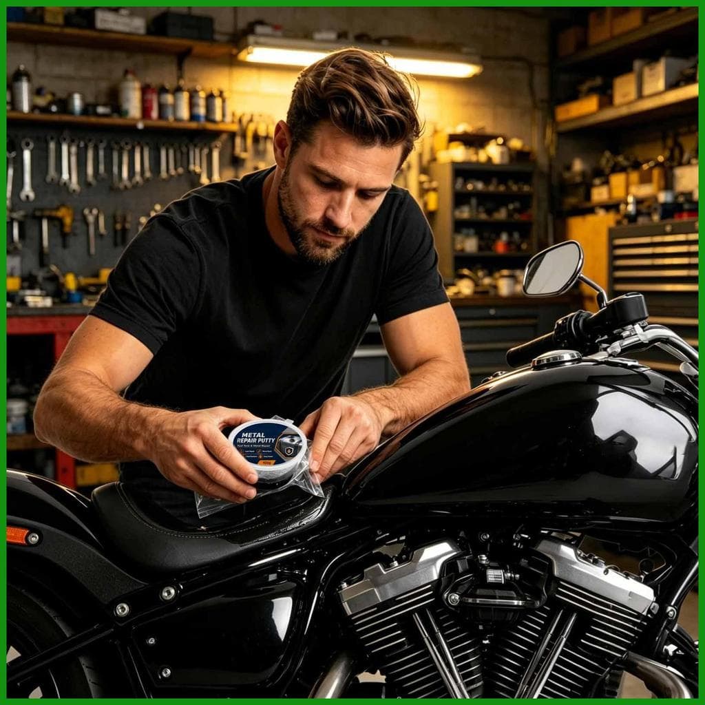 Massa De Reparo De Tanque De Metal , Adesivo Forte , Resistente Ao Calor , Portátil , Óleo Automotivo , Para Carro , Mot