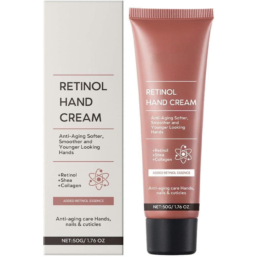 Loção Firmadora Anti-Envelhecimento para Mãos com Retinol e Colágeno, Cuida e Protege Unhas e Cutículas, Retinol Anti-En
