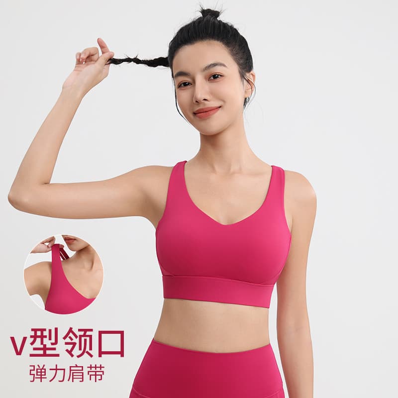 Roupa interior esportiva Push-Up de secagem rápida tamanho grande Yoga Wear colete correndo treinamento Fitness sutiã in