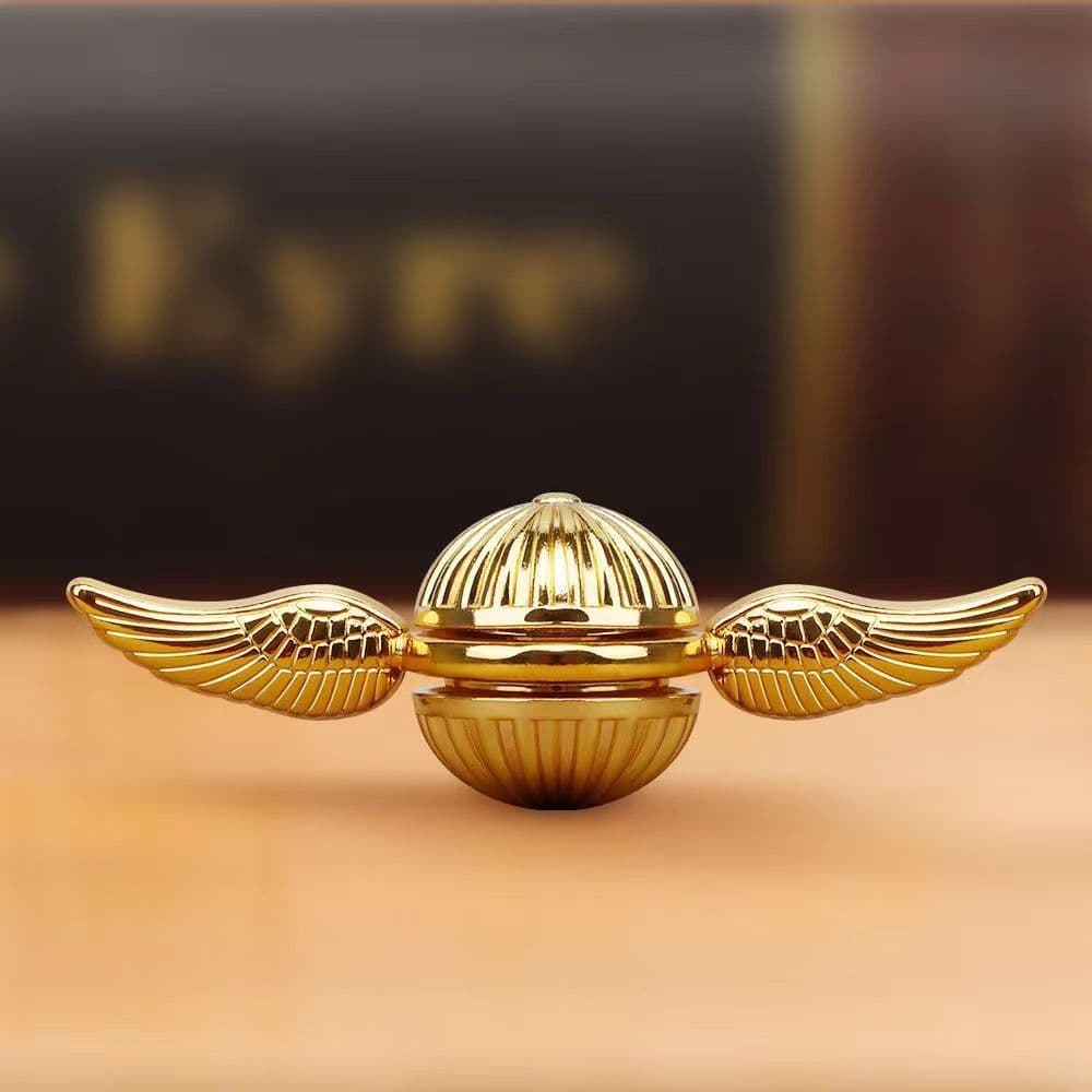 Golden Flying Thief Fidget Spinner Quadribol Estilo Clássico Criativo Presente de Aniversário Dedo Rotativo Espiral Brin