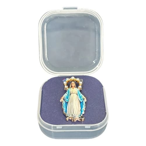 Broche Botton Pin Nossa Senhora Das Graças 2,5 Cm Catolico