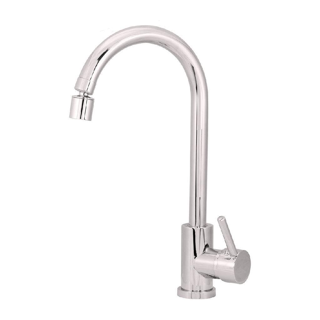 Torneira Monocomando Cozinha Prime Inox Bica Alta 2 Jatos