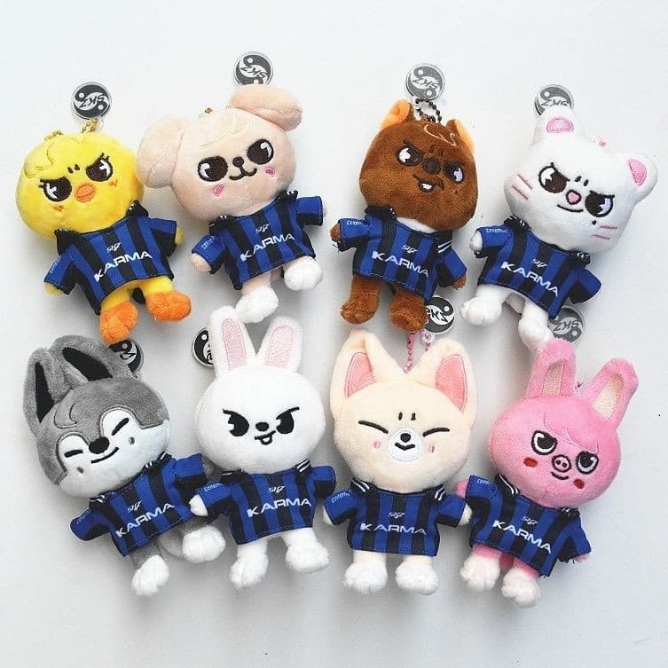 Brinquedo de Pelúcia Stray Kids Skzoo Karma Jersey Series, Chaveiro Fofo Felix HyunJin Jisung, Presente para Fãs 8869 88