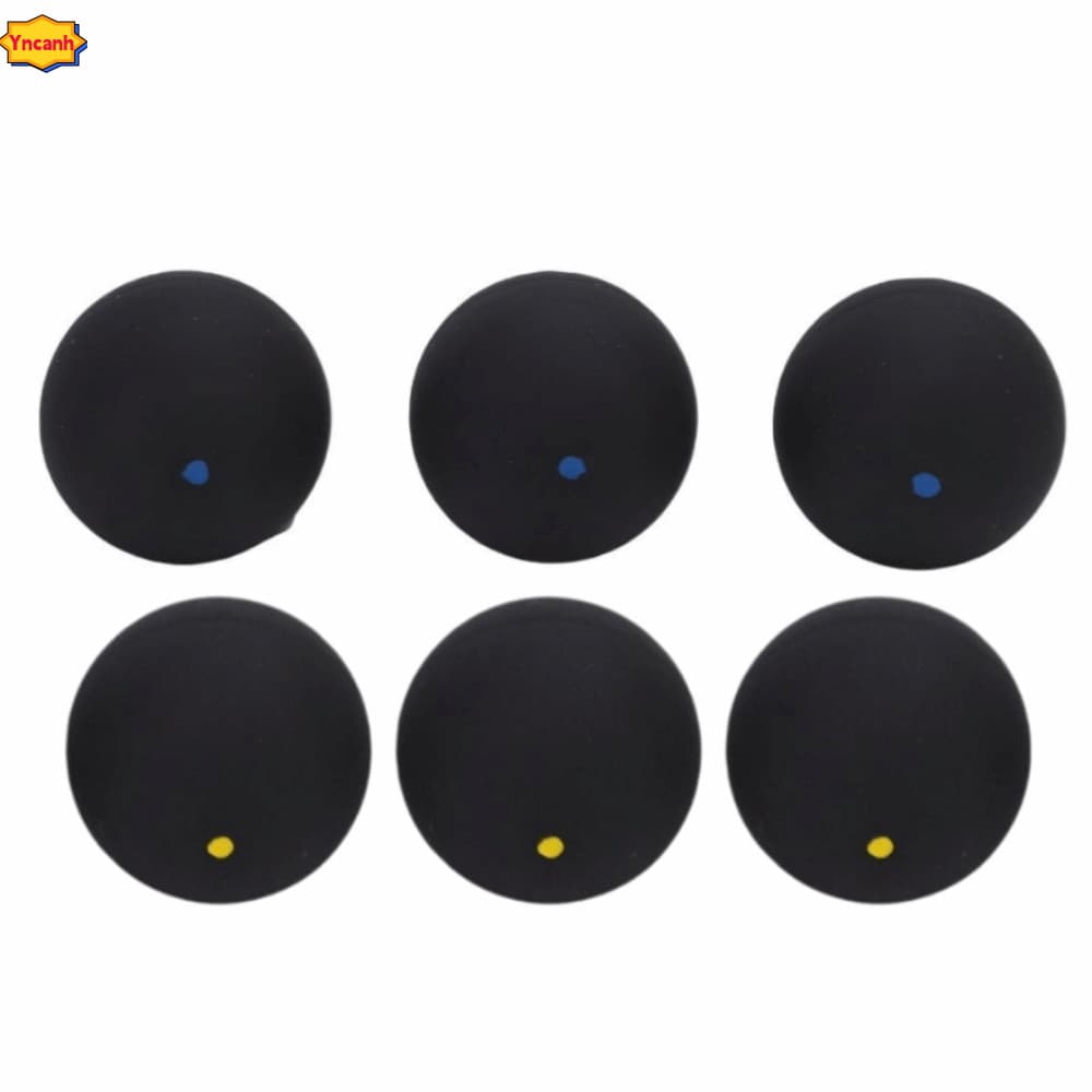YNCANH 3 Peças De Bola De Squash De Ponto Único , Conjunto Salto Baixo Estável Combinado Borracha De Velocidade Lenta