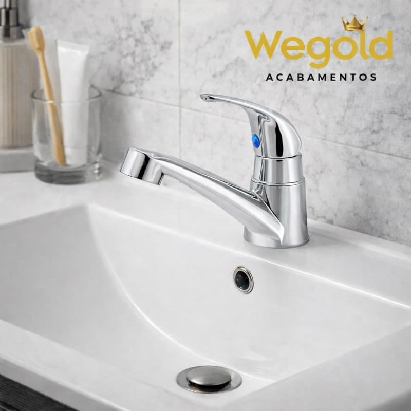 Torneira Monoup Cromada Monocomando - Abs Soft