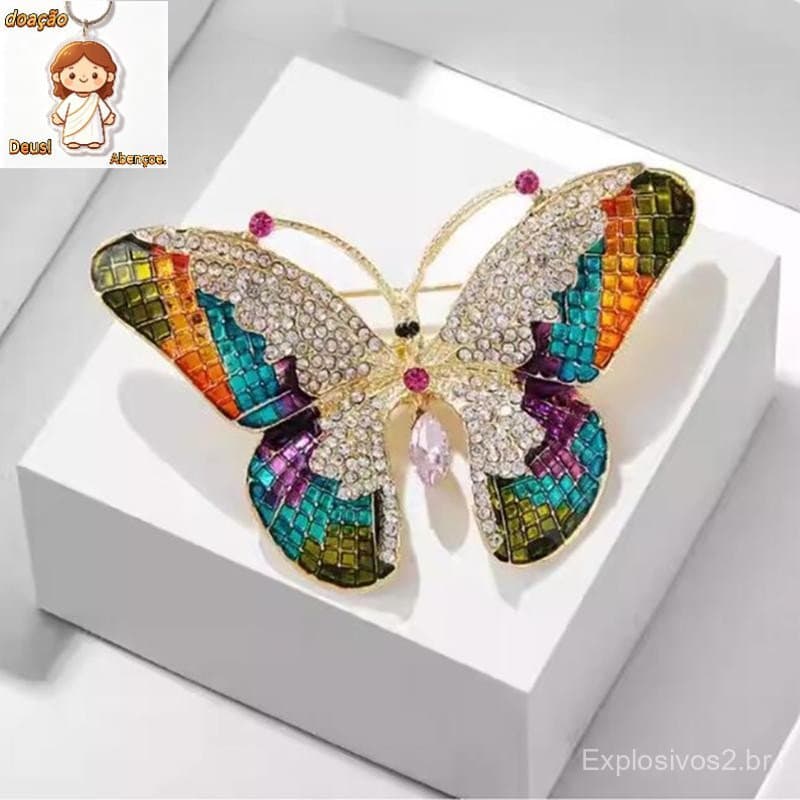 Moda Borboleta Broches Para Mulheres Meninas Colorido Pinos Festa De Casamento Jóias Diário Acessórios De Roupas Pr