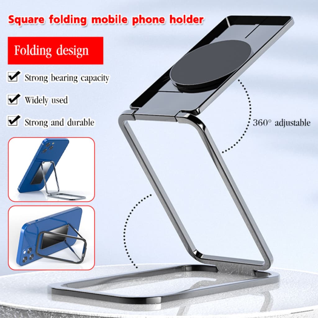 【Ideal para Mesa】 Compact Foldable Design Suporte de Celular Dobrável/Suporte para Telefone/Porta-Celular/Suporte Quadra