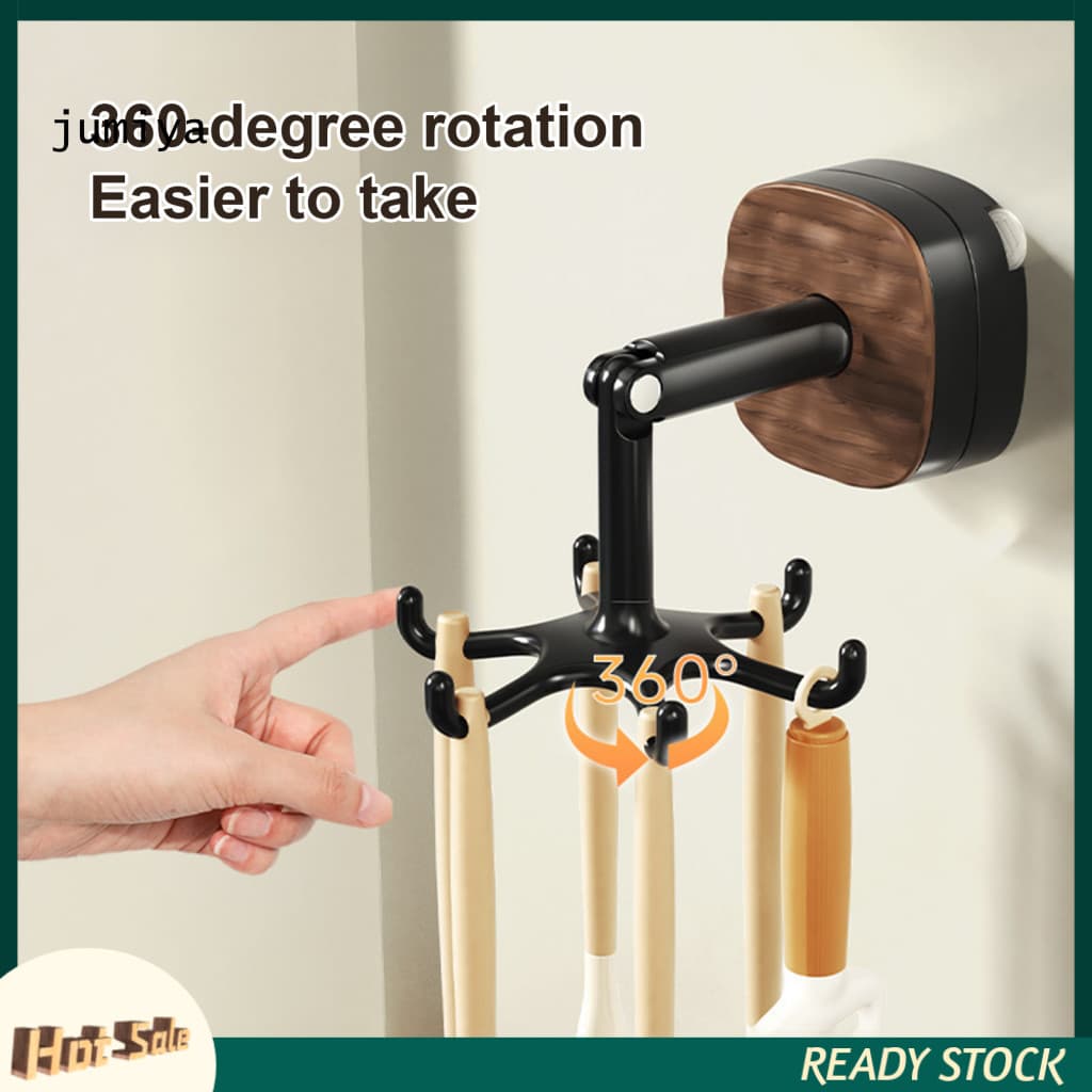 Vacuum Hooks for Bathroom Heavy Duty Suction Cup 360° Rotating Hook with Telescopic Design – No Drill Strong Wall for