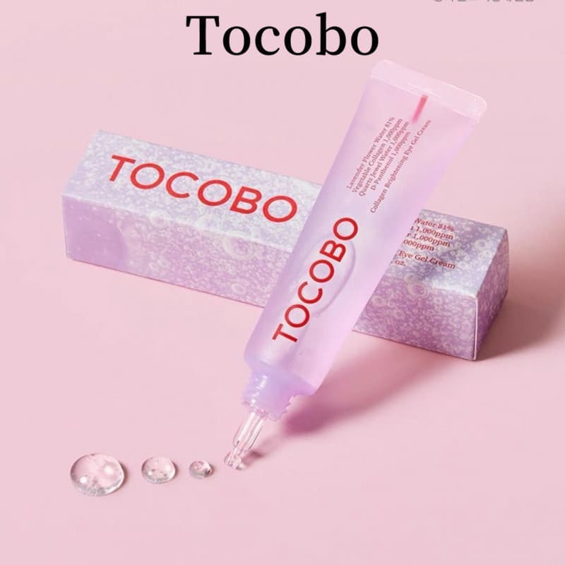 Tocobo Collagen Whitening Gel Creme Para Os Olhos Melhora As Olheiras , Hidrata E Desbota Rugas Ao Redor Clareia