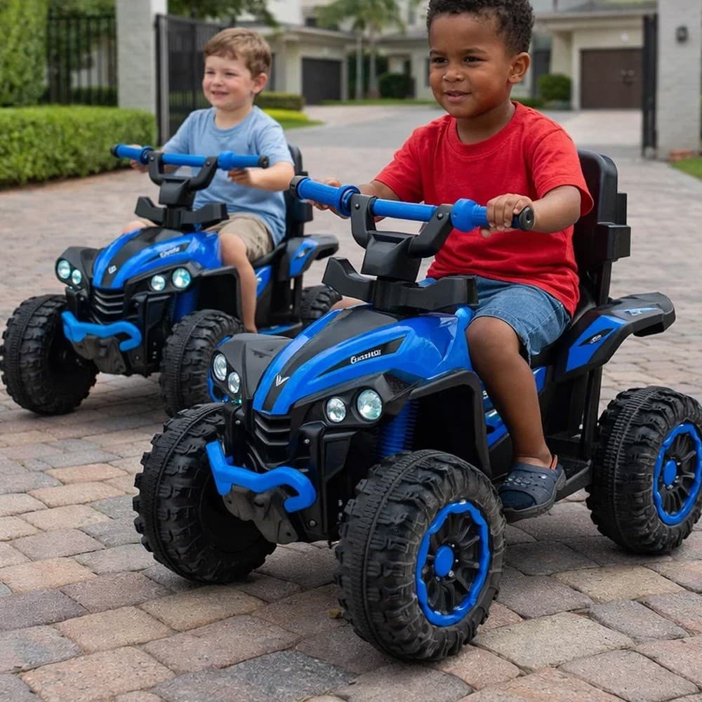 Mini Quadriciclo Elétrico Infantil Moto Passeio Criança Carrinho Andador Presente Menino Veiculo