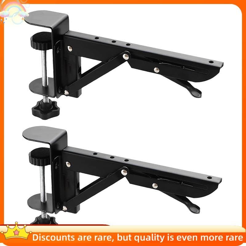 Suporte De Extensão De Mesa De Metal , Design Sem Perfuração , Adequado Para Teclado Dobrável , Clipe Lateral De Montage
