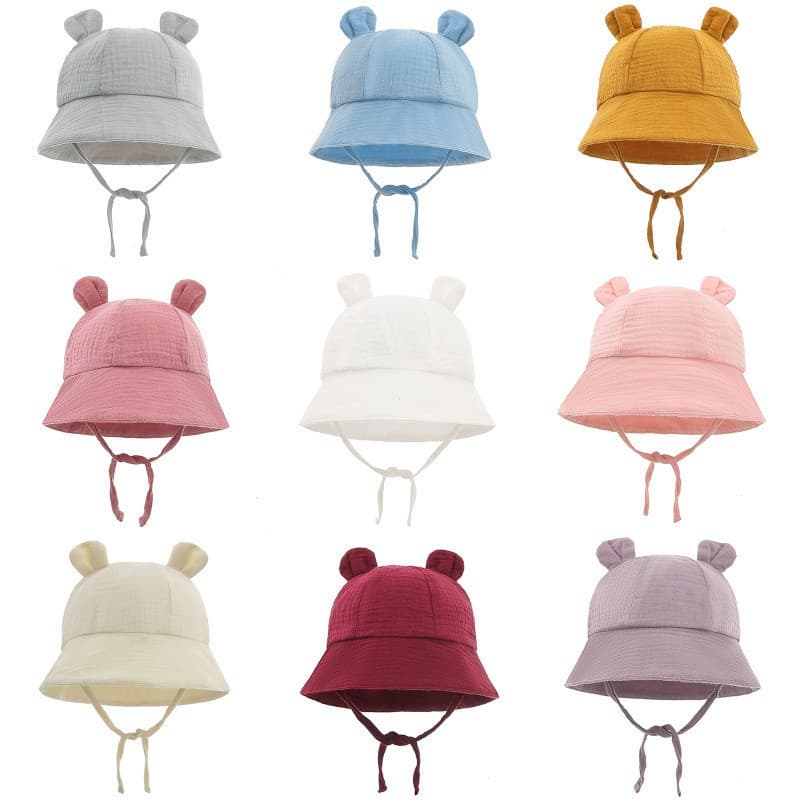 hi Beach Baby Sun Chapéu Soft Respirável Sol Para Proteção Aba Larga Verão B