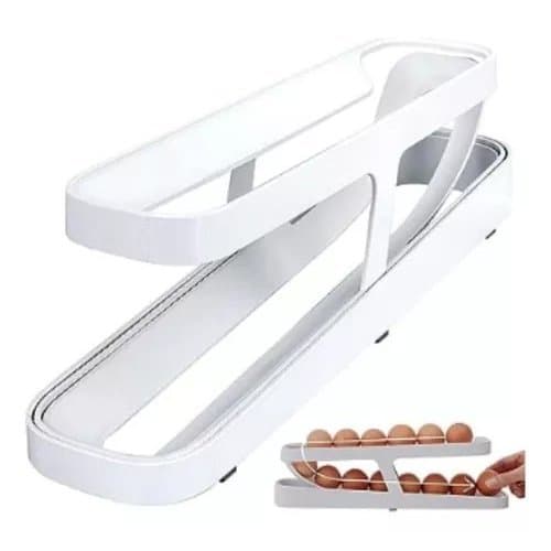 Dispenser Porta Ovos Organizador Suporte de Geladeira
